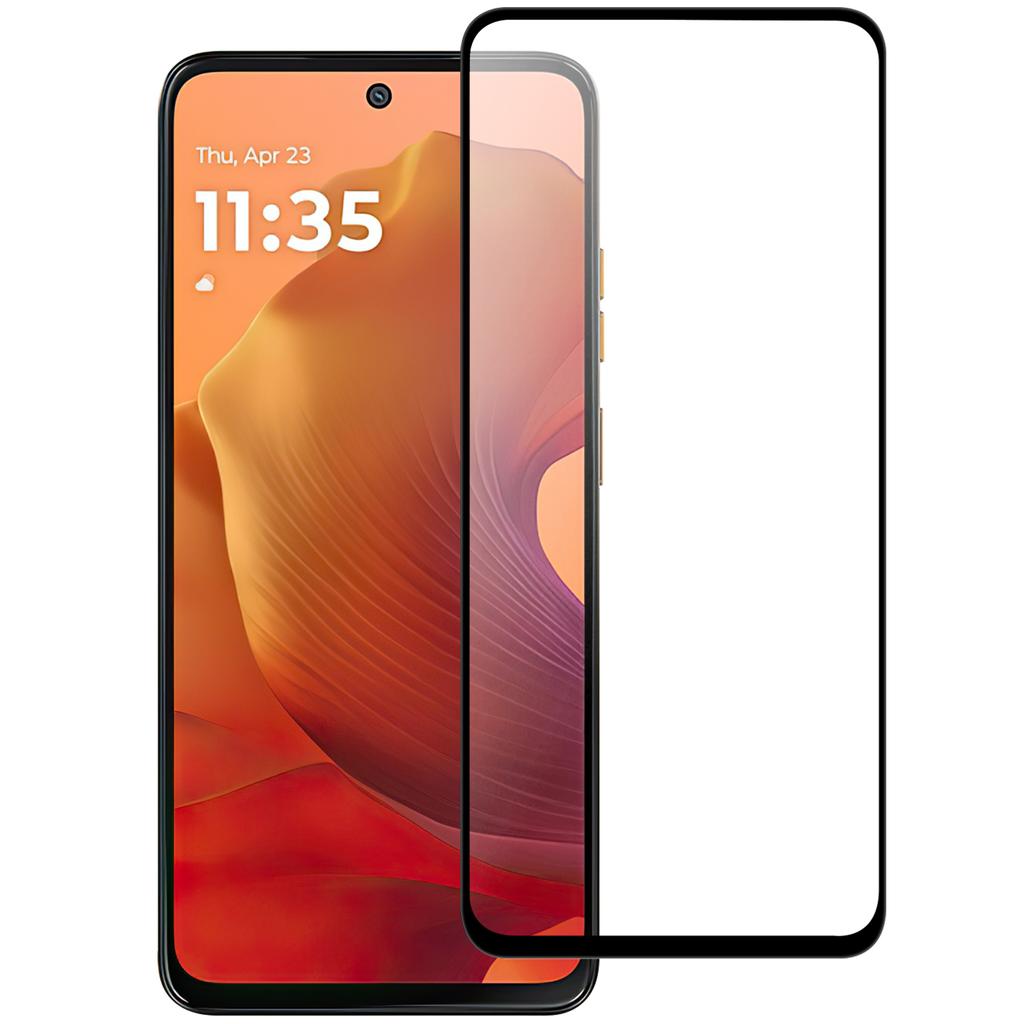 Für Xiaomi Poco X7 Pro 5G AGC Glas Displayschutzfolie Vollflächig Klebend Schwarzer Rand Bildschirmfolie