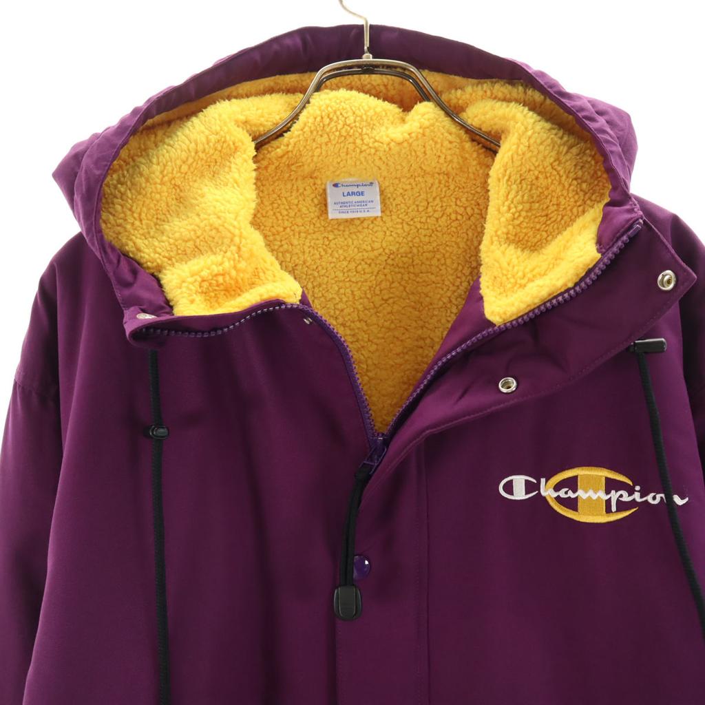 Champion Training Bench Coat L Purple Back Bore Men's Used