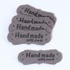 50 Pieces Handmade Labels Embossed Tag Leather Tags for Sewing Accessories