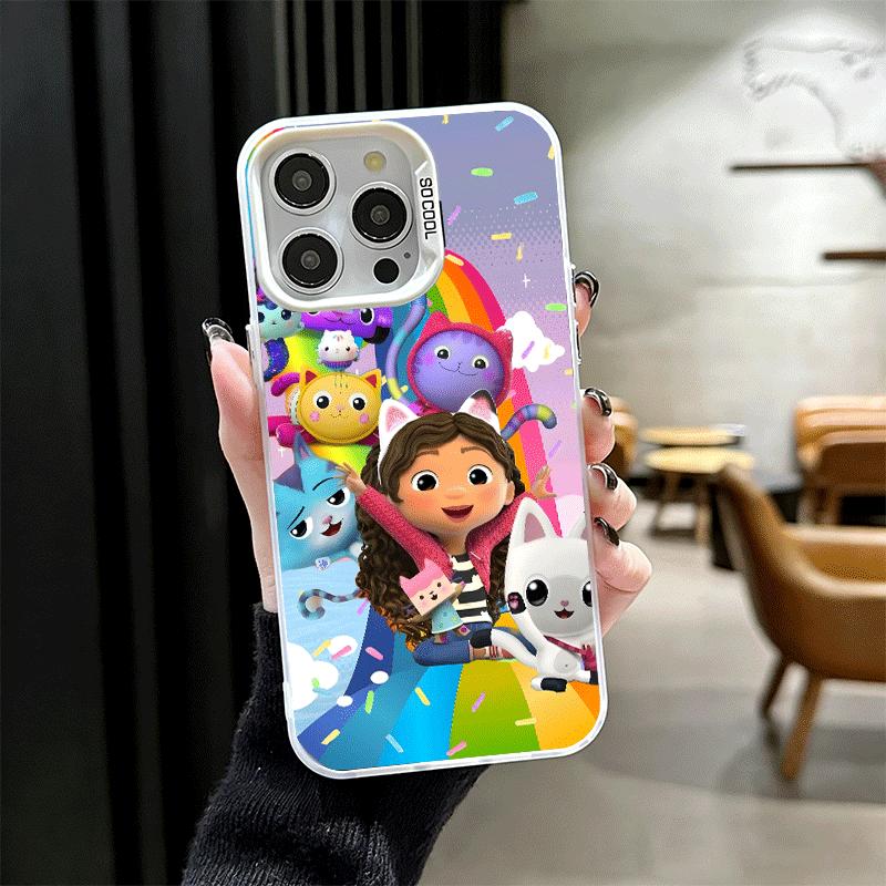 G-Gabbys Dollhouse Cartoon Shockproof Phone Case for iPhone 17 Air 16 16E 15 Pro Max 14 Plus 13 Mini 12 Back Cover Anti Fall Fun