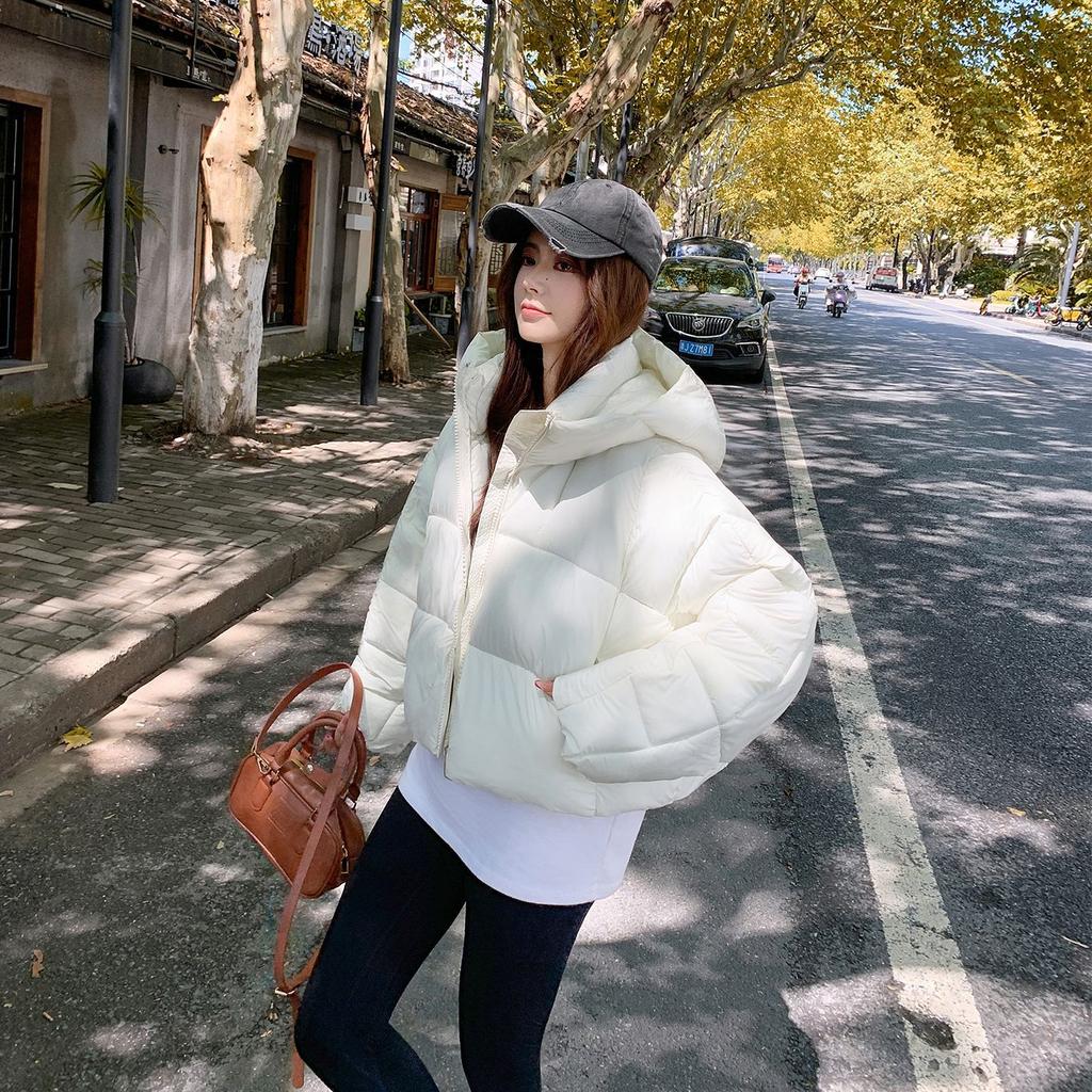 Neue kurze koreanische Version vielseitige lockere verdickte warme wattierte Jacke