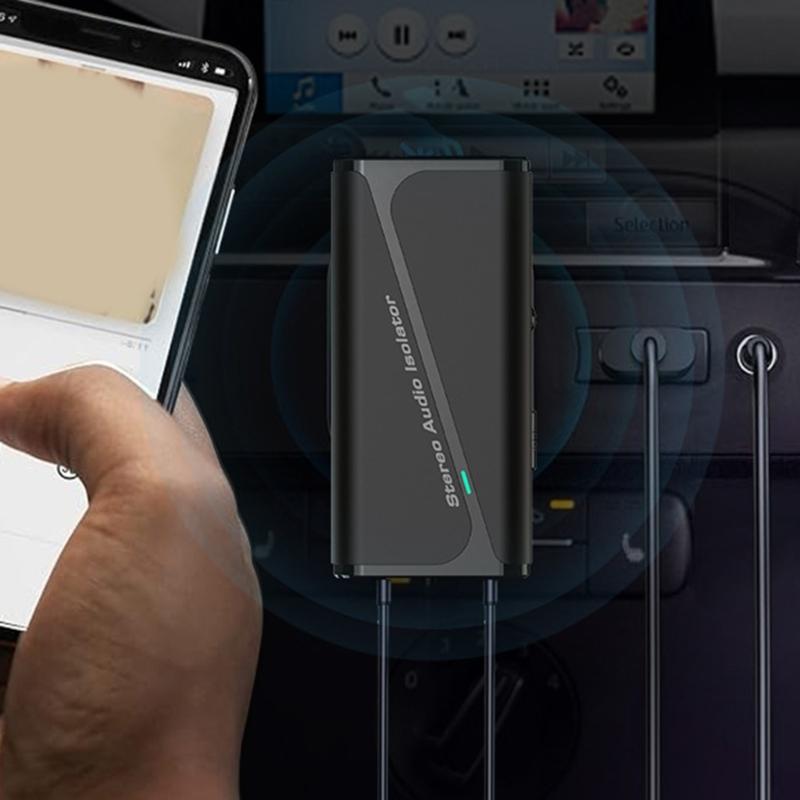 Tragbarer Erdungsrauschisolator Einfaches Einstecken und Abspielen Rauschisolator für klaren Klang in Auto-Heimkinosystemen