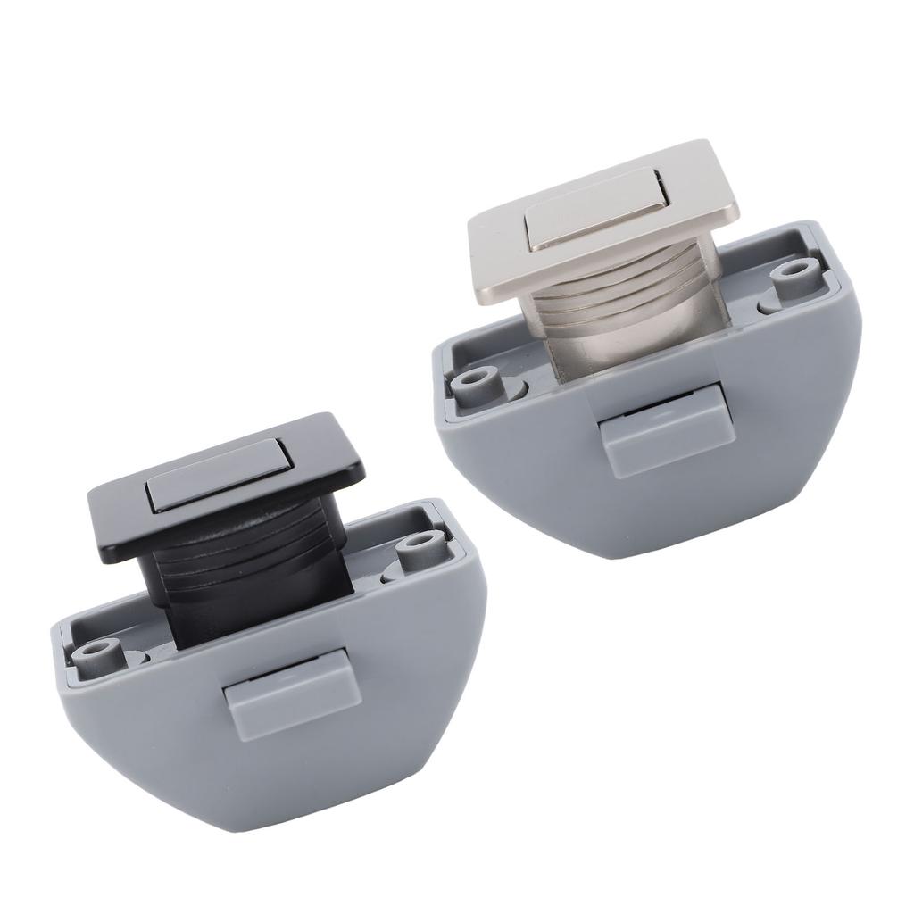 Keyless RV Push Cabinet Locks Zinc Alloy RV Compartment Latch Catches for Yachts Motorhome Caravan C