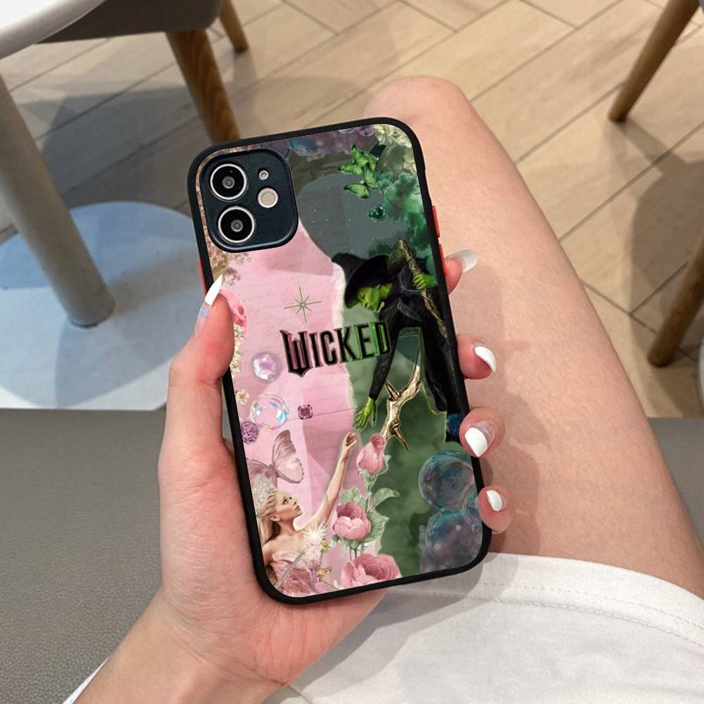 Musical W-Wicked Phone Case For IPhone 14 X XR XS 7 8 Plus 11 12 13 Pro MAX 13mini Matte Shockproof Case