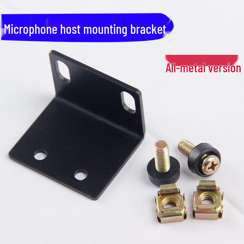 Universal Microphone Bracket with Flight Case and L-Shaped Ear Accessory Fixing