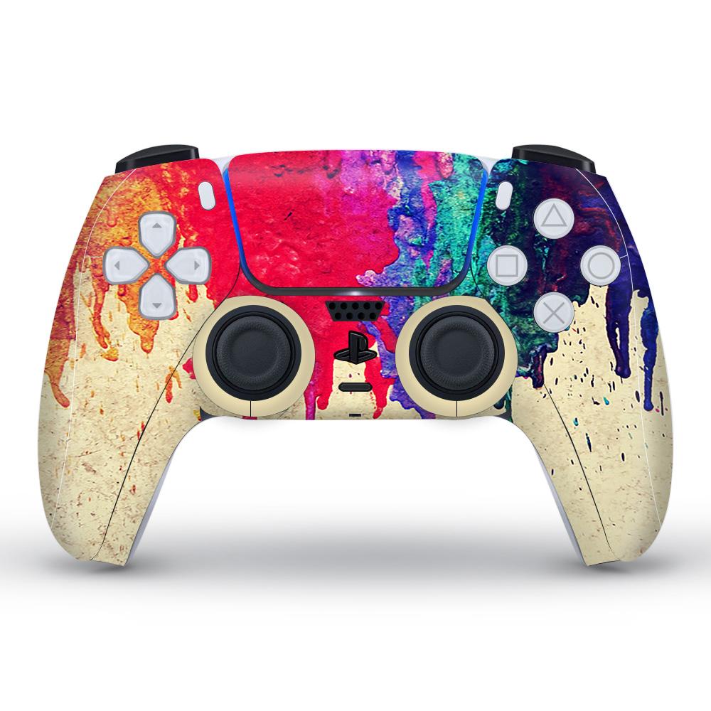 Adesivo de Vinil Skin Decalque Para Controle Gamepad PS5/Pro/Slim Capa Protetora Skin Para PlayStation 5 Acessórios de Jogo