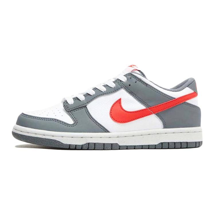 New Nike Dunk Low Next Nature Smoke Grey Light Crimson GS FB8038-001