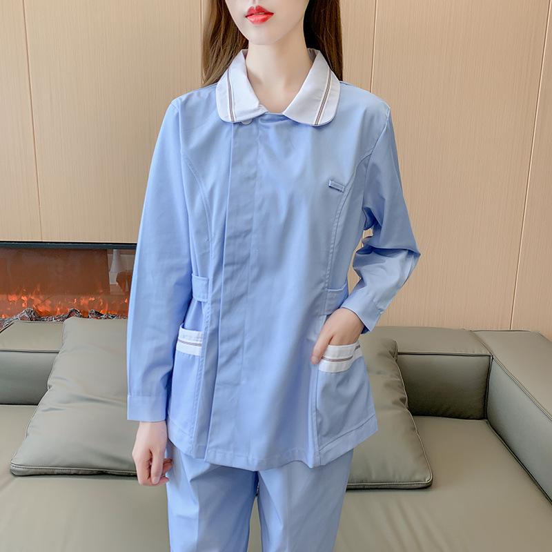 Nurse & Dental Workwear Set: Long/Short Sleeve for Maternal, Infant, Pediatric Care