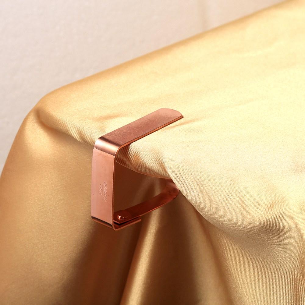 Stal nierdzewna Obrus Pokrowiec na stół Klipsy Uchwyt Zaciski Impreza Piknik Nowy Złoty