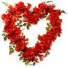 queenland Natural Grapevine Wreath Heart Shape Rustic DIY Wreath Crafts Base for Christmas Wreath Door Garland Wedding Party Home Decoration Hanging