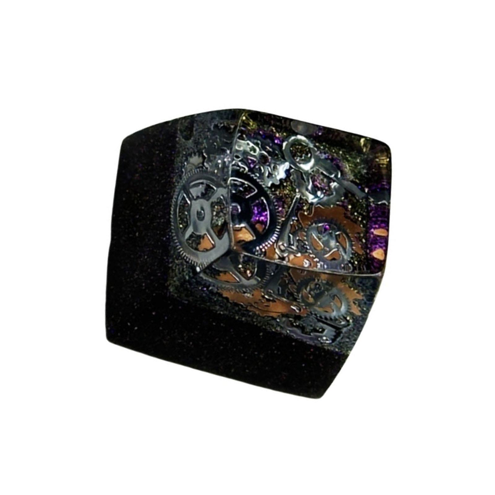 

Колпачки клавиш из смолы ручной работы OEM R4 Profile для механических клавиатур MX Настраиваемые колпачки клавиш с подсветкой Уникальный подарок для друга B