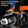 LED Headlight High Brightness Energy-saving IP65 Waterproof Long Irradiation Distance Zoomable Ultra-Light Intelligent Induction Headlamp Night