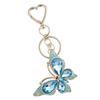 Elegant Butterfly Pendant Key Holder Small Bag Ornament Fashionable Bag Charm Unique Butterfly Accessory for Daily