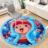 1pc Tony Tony Chopper One Piece Office Round Area Rug, Indoor Mat Suitable For Office, Under Office Chairs Bedroom Living Room Home Decor  A0908190