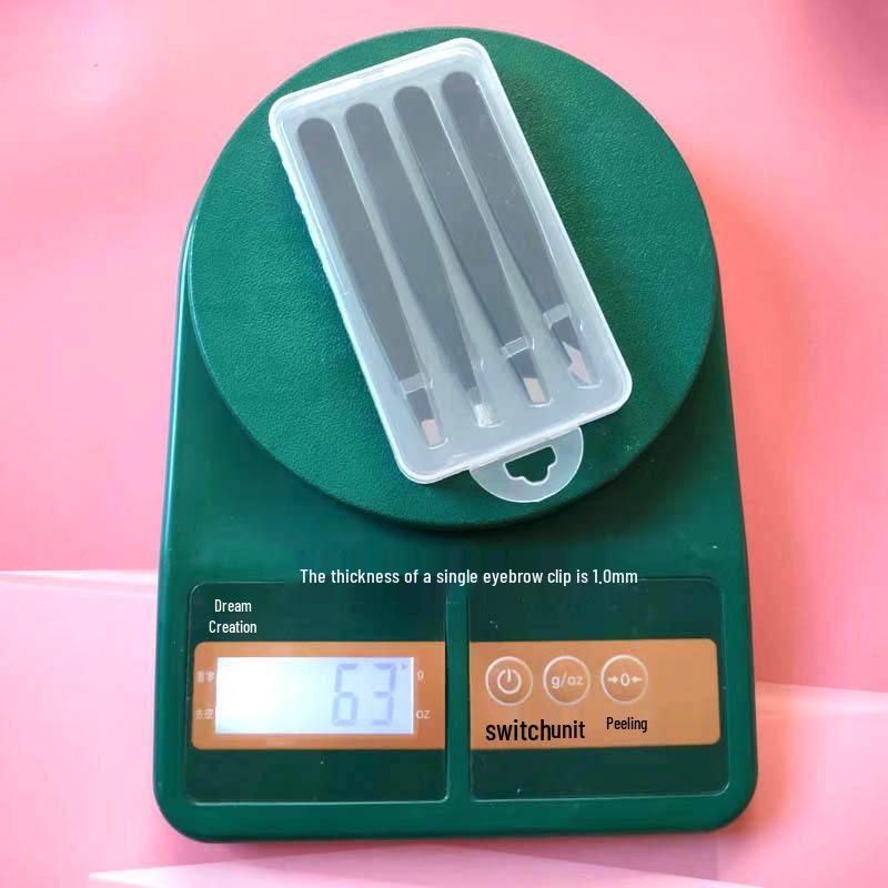 

Набор пинцетов для бровей из нержавеющей стали: Прецизионные инструменты для красоты для придания формы и выщипывания