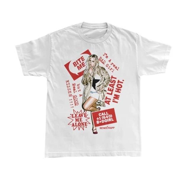 HOT NEW !!! Renee Rap Bite Me Tour 2026 T-shirt Tee S