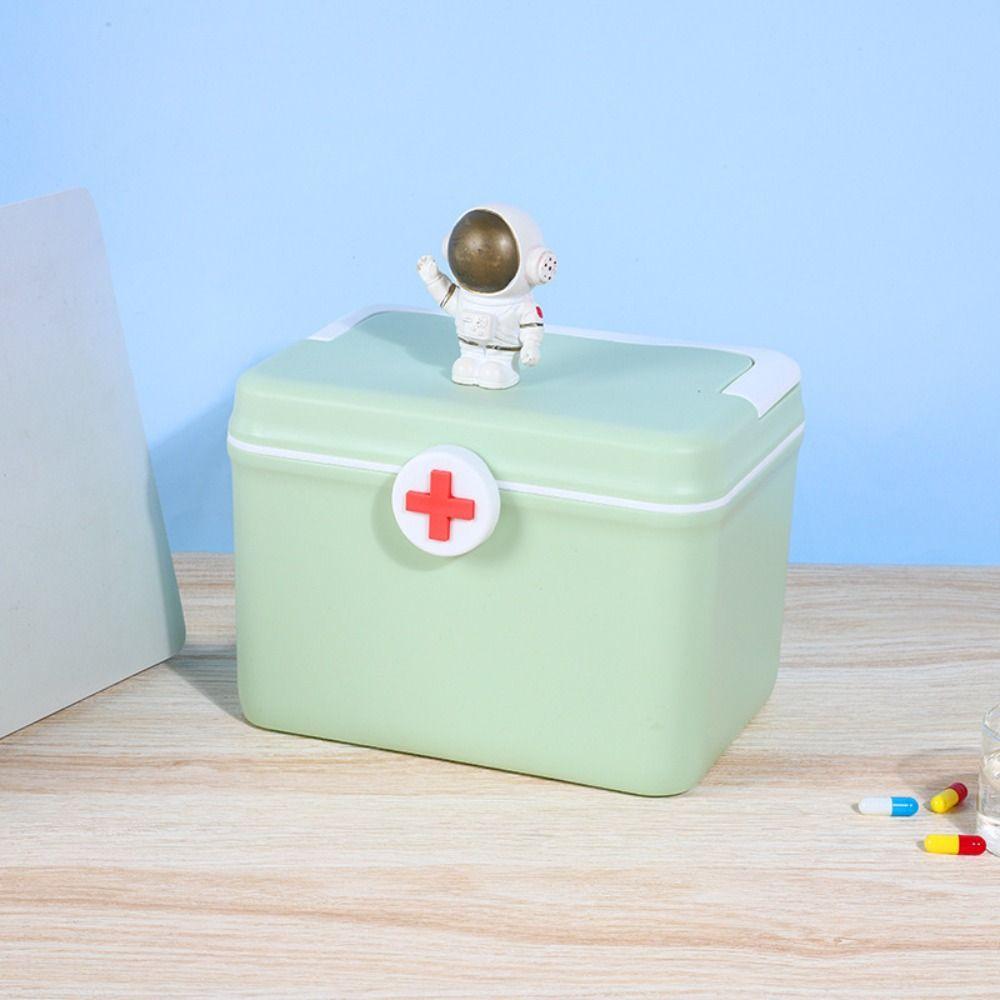 Large Capacity Medicine Storage Box Double Layer Medicine Case Medicine Chest  Household Nursing