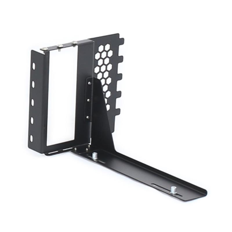 

Metal Graphics Card Bracket For Vertical GPU Display Optimizes Gaming Rigs Airflows And Stability чорний
