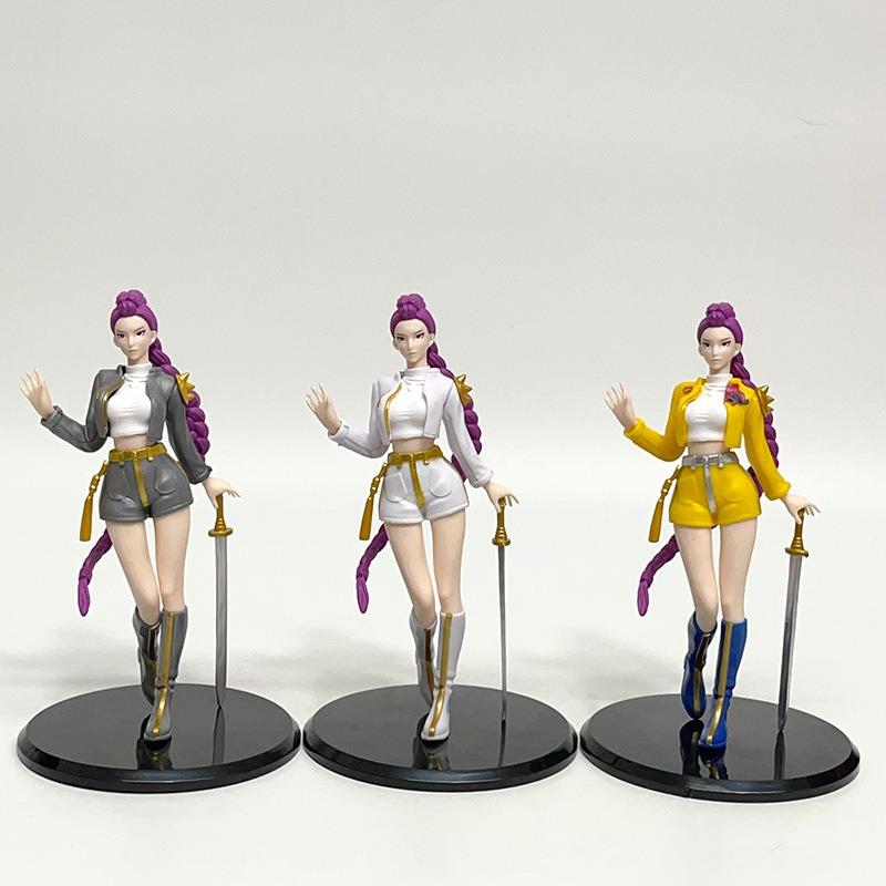 Demon Hunter Girl Group Figurines Lumi Mira Zoe Beautiful Girl Action Figure Desktop Peripheral Decor My Hero Academia My Melody