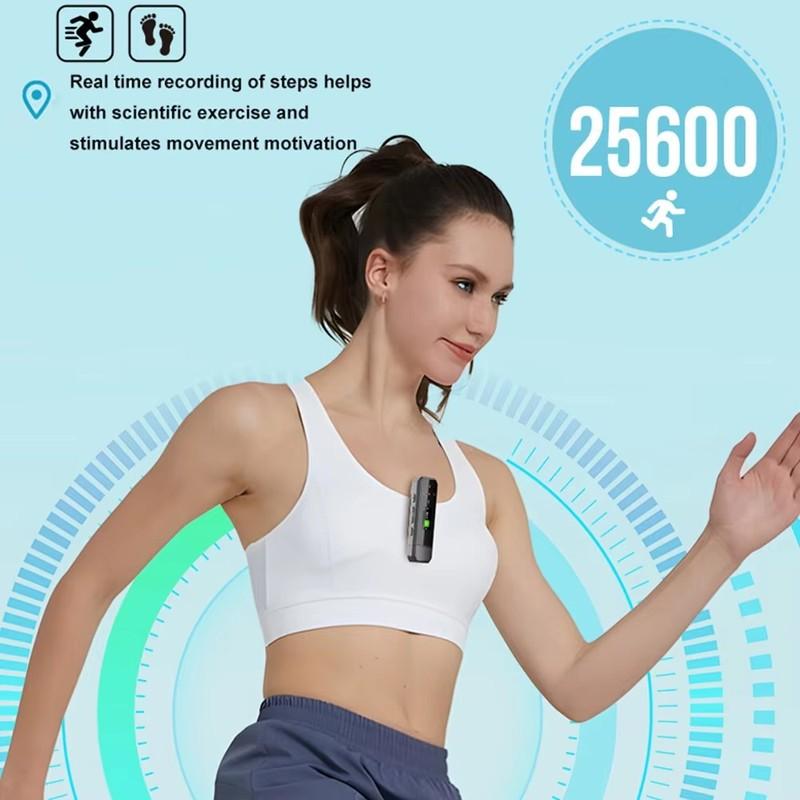 X80 USB MP3 Player Mini 64GB Touch Key Bluetooth 5.3 Sports Clip Music Player Support FM Radio Recorder E-Book Pedometer