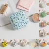 Floral Polyester Breathable Sanitary Pad Storage Bag For Girls Travel And Daily Use
