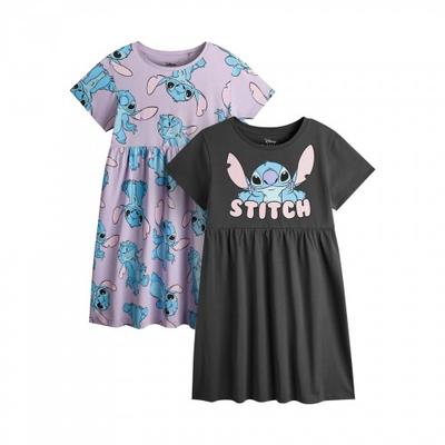 Set de rochii cu personaje Stitch pentru fete (Pachet de 2)