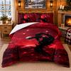 Tokyo Ghoul Pattern Bedding 3Pcs Set Bed Sheet And Pillowcases For Indoor Bedroom