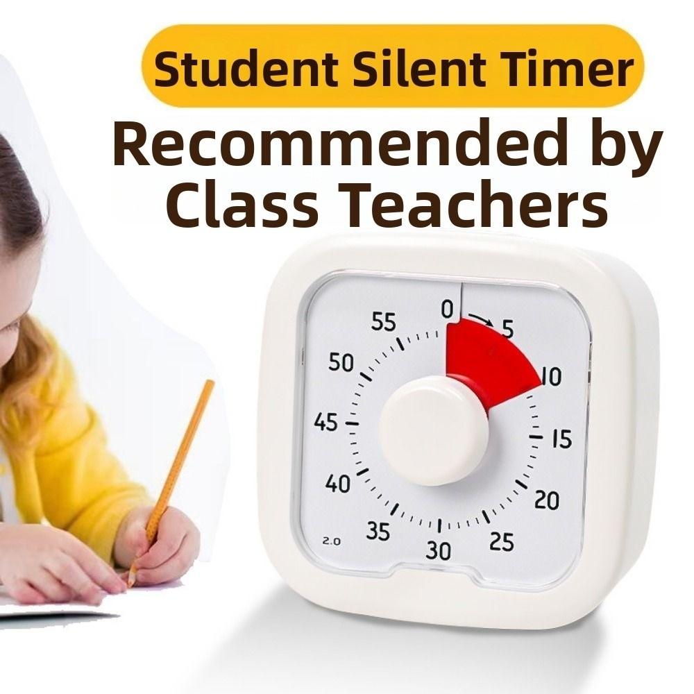 60-Minute Visual Timer Silent Kitchen Cooking Timer Countdown Timer  Kids and Adults