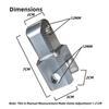 7MM Alloy Shock Lifter CNC Extension ESL 8957 Motorcycle Suspension Height Adjuster Suitable for Modified Motorcycles