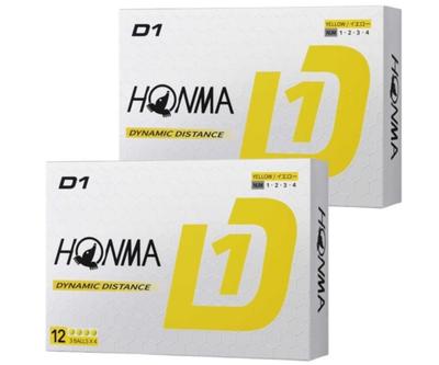 2 db HONMA Golf D1 labda 2024-es modell BT2401 HONMA golflabda 2 tucat 24 labda tee [szett tucat] + szett…