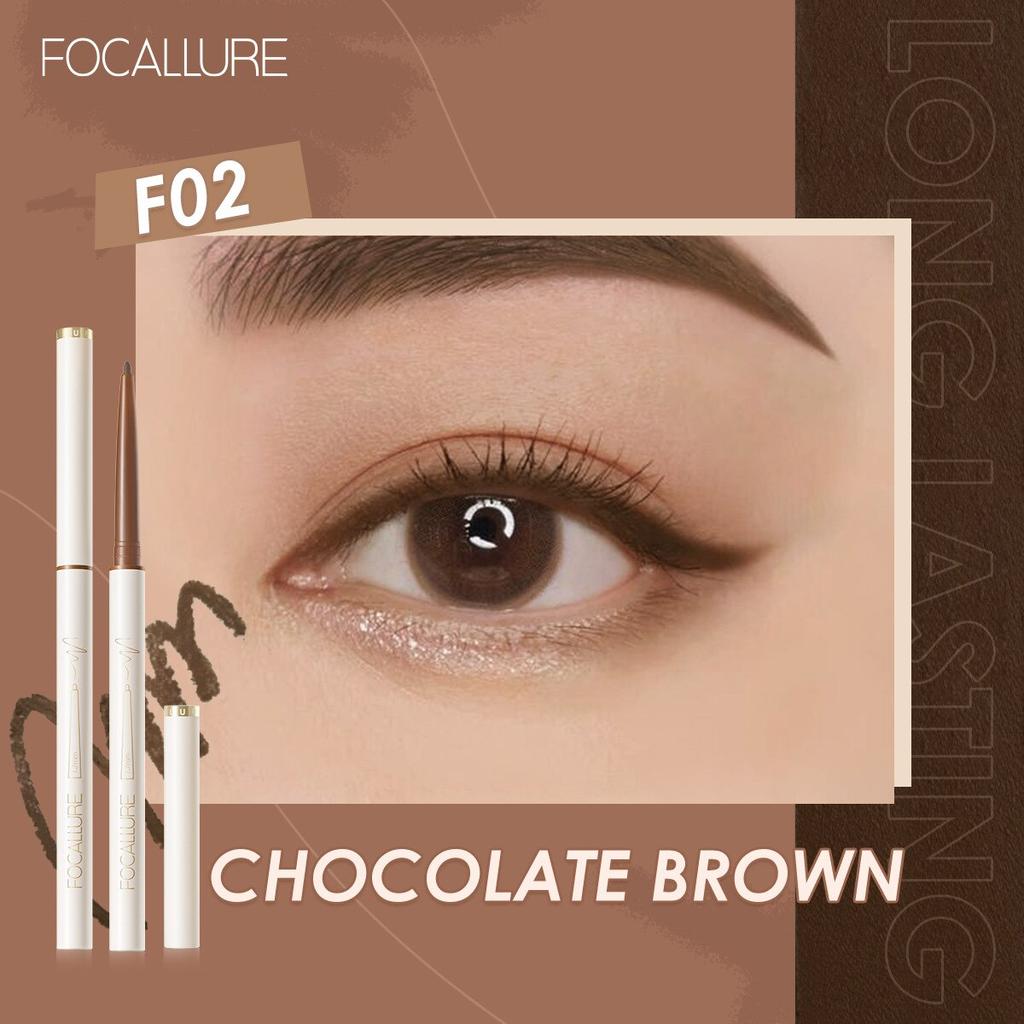 FOCALLURE Non-smudge Eyeliner Easy To Apply Makeup Smooth and Long-lasting Waterproof Ultra-fine Eyeliner