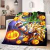 Dragon Ball Z Print Blanket Warm Comfortable Flannel Blanket Suitable for Bedrooms,Sofas, Beds,Chairs,Travel 30