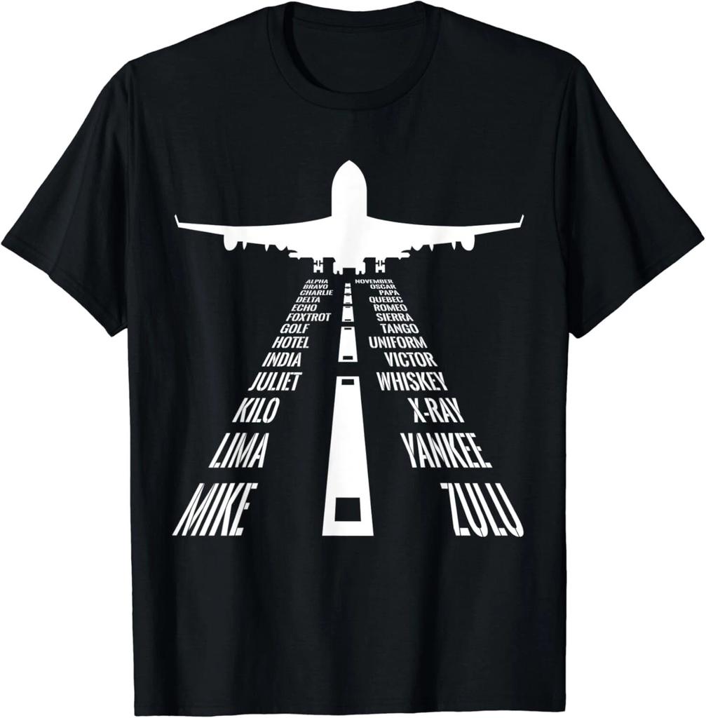 Phonetic Alphabet Airplane Runway ABC's Airline Pilot Gift Unisex T-Shirt