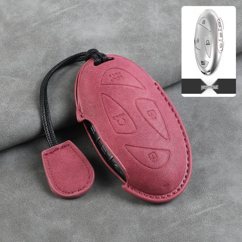 Sheepskin Key Case for Hyundai Elantra, Tucson, ix25, ix35, and More