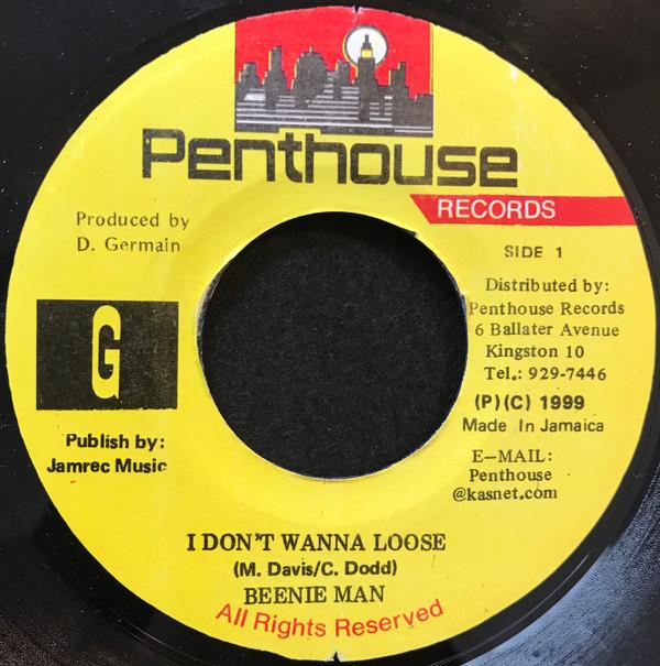 7inch Record BEENIE MAN - I Don't Wanna Loose NONE Penthouse Recor 1999 Jamaica Reggae, Ska & Dub Used
