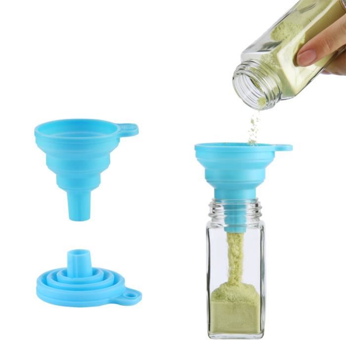 Pot à épices - Set de 24 - Verre - Couvercles hermétiques - Étiquettes incluses - Brosse et entonnoir