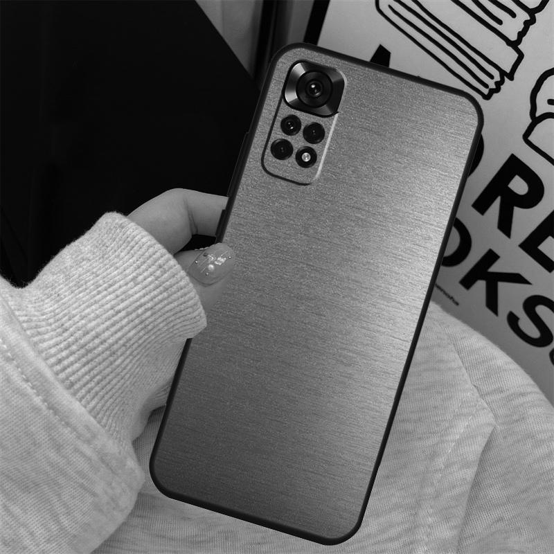 Stahl Eisen Metall Muster Handyhülle Für Xiaomi Redmi Note 12 Pro 8 9 10 11 Pro Note 12S 11S 10S 9S 9C 10C 12C Abdeckung