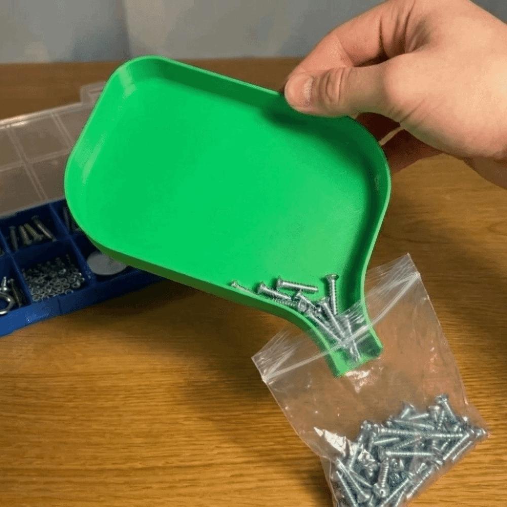 Schnell sortierender Kleinteile-Organizer Langlebige Hardware-Schale Trichter-Schale Stapelbarer Bastel-Organizer