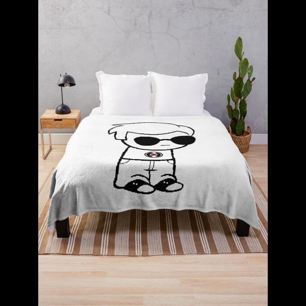 Monika Chen Unisex Dave Strider Homestuck Throw Blanket Soft Cozy Plaid Design For Couch Or Bed Perfect Gift For Fans