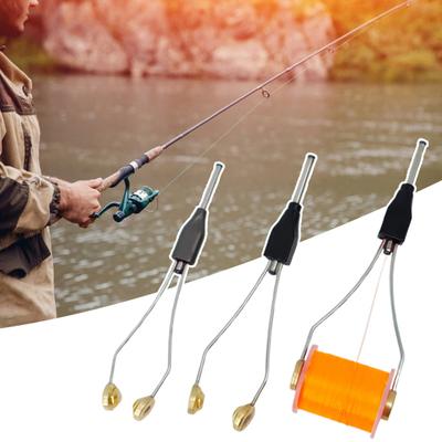 Fishing Bobbin Holder Fly Tying Tool Smooth Surface Compact Portable Adjustable Fly