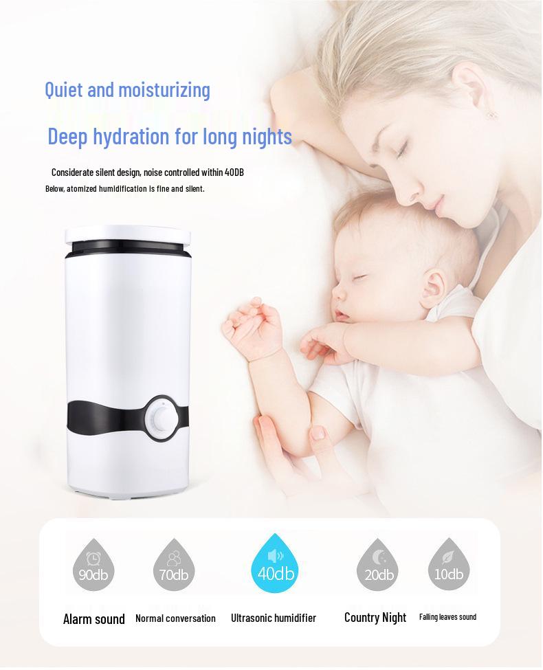 4L Ultrasonic Humidifier with LED Color Light & Aroma Diffuser