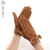 JIUMU Women's Plush Lined Touchscreen Knit Gloves