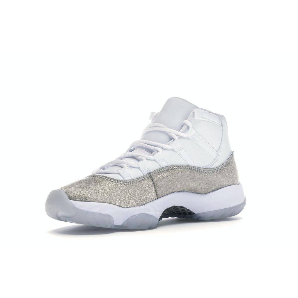 Air Jordan 11 Retro Vast Grey Women Sneakers White Metallic-Silver-Vast-Grey AR0715-100