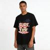 Surf Tide Shades Print Tee Casual Vacation Loose T-Shirt For Men Women Pure cotton T-shirt