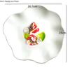 White Irregular Ceramic Dinner Plate Western Steak Plate Dim Sum Plates Tableware Fruit Salad Bowl Sushi Dish Pasta Plates Tray