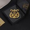 Zinc Zinc Alloy Eighth Note Pin Music Note Harp Badge Fashion Treble Clef Pins  Music Lover