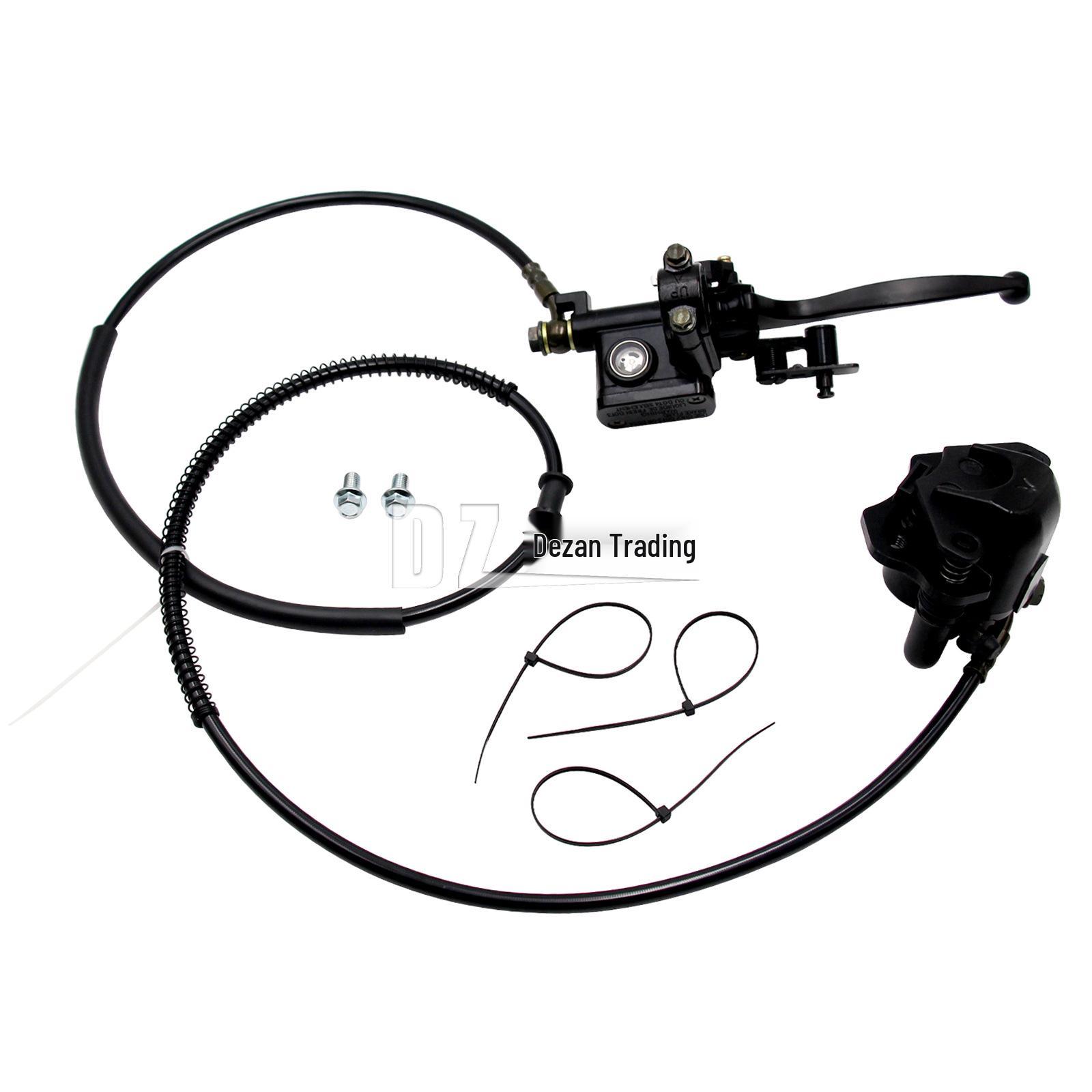 Little Bull Rear Brake Assembly: Hand-Controlled Hydraulic Caliper for 50-125cc ATV Beach Cars PPZAN