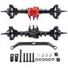 YEAHRUN Aluminum Extended Front Rear Axles for 1/18 RC Micro Crawler Car TRX4M Defender Bronco High Trail K10 Parts