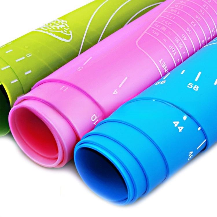 Food-Grade Silicone Baking & Kneading Mat with Measurements