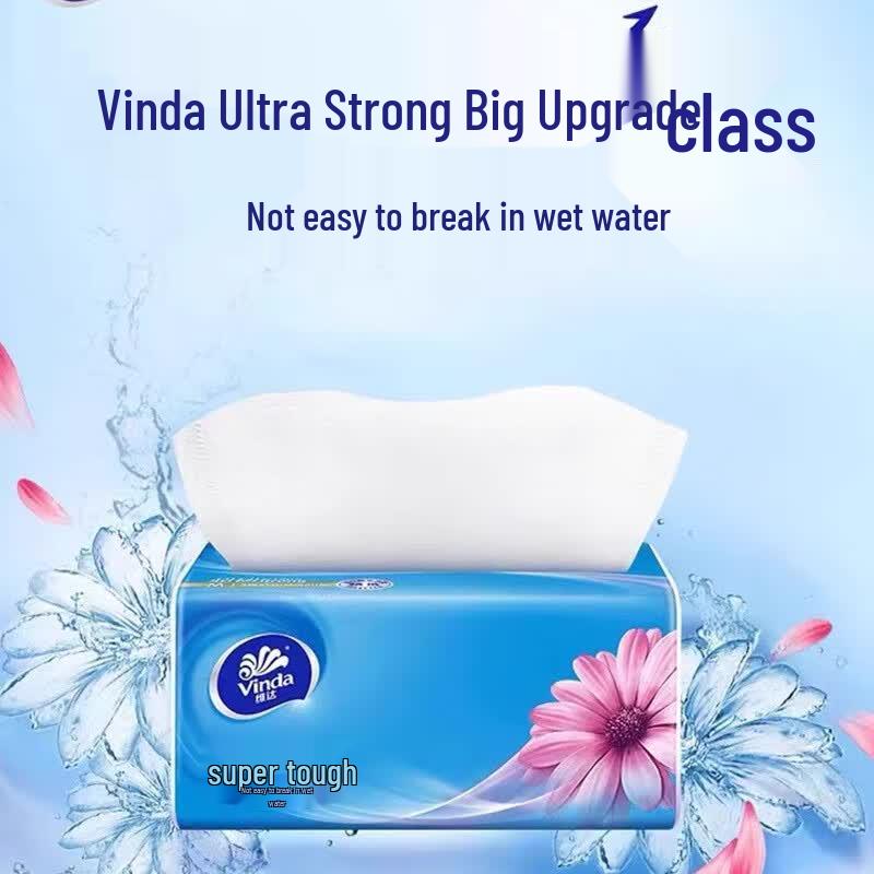 Vinda Ultra-Tough 3-Ply Facial Tissues